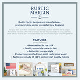 Rustic Marlin - Jersey Girl Lumbar Pillow