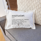 Rustic Marlin -Jersey Shore Definition Lumbar Pillow