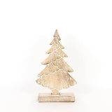 Adams & Co. - 70786 - 8x13.5x2 mngo wd cutout (TREE) CHRISTMAS Décor