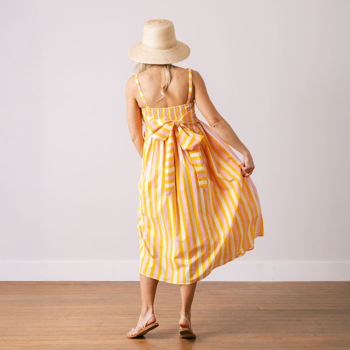 Sunshine Tienda - Sunkissed Stripe Reef Dress