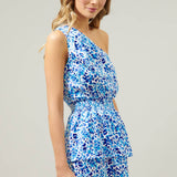 Sugarlips - Dew Drop Satin Show Off One Shoulder Mini Dress