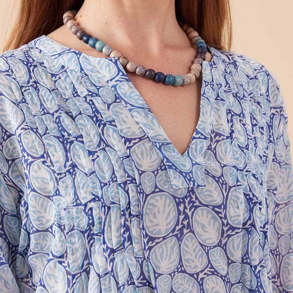 rockflowerpaper - CORAL GARDEN Pintuck Beach Coverup