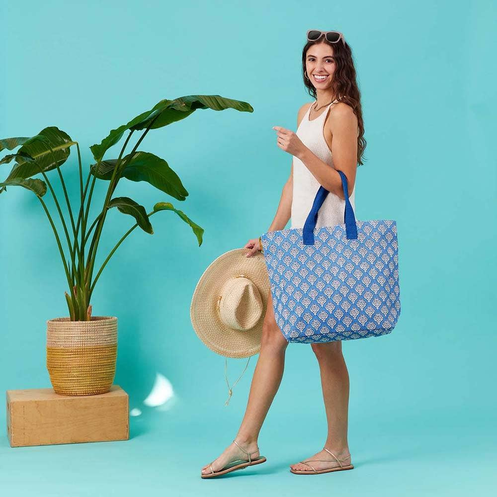 rockflowerpaper - FIFER BLUE Carryall