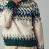 Urban Daizy - Fair Isle Wool Blend Sweater Top