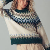 Urban Daizy - Fair Isle Wool Blend Sweater Top