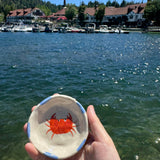 ChagoArt - Small Crab Trinket Tray-Trinket Dish-Ceramic Tasting Bowl