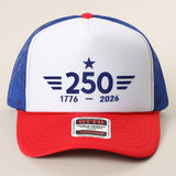 Fashion City - 250 ANNIVERSARY 1775-2026 Foam Mesh Back Trucker Hat