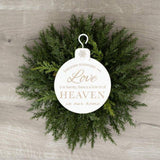 Adams & Co. - 71221 - 5x7 wood holiday ornaments (HEAVEN)  CHRISTMAS Decor