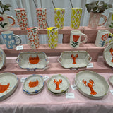 ChagoArt - Ceramic Baking Dish-Baker-Dishes for Oven-Bakeware-Lobster