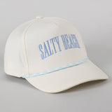 Fashion City - SALTY BEACH Lettering Embroidered Trucker Hat
