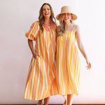 Sunshine Tienda - Sunkissed Stripe Reef Dress