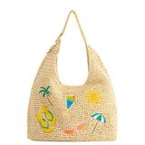 Shiraleah - CABANA SLOUCHY TOTE,NATURAL