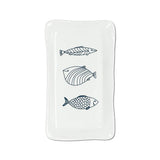 Abbott - Lg Rect Fish Plate-7x12"L-829