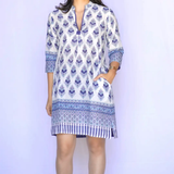 Dolma - Amelia Dress - Navy White