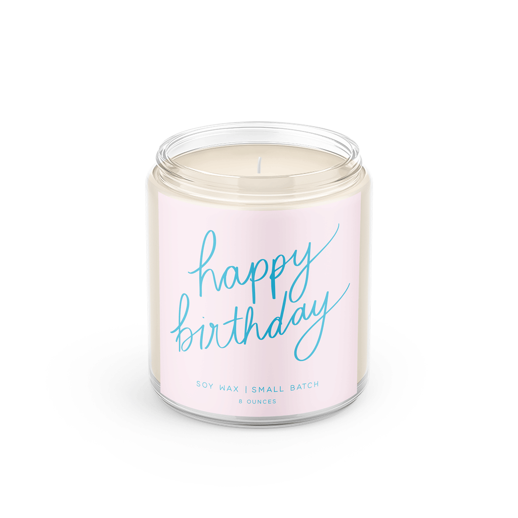 Poured Goods - Happy Birthday: 8 oz Soy Wax - Small Batch Candles