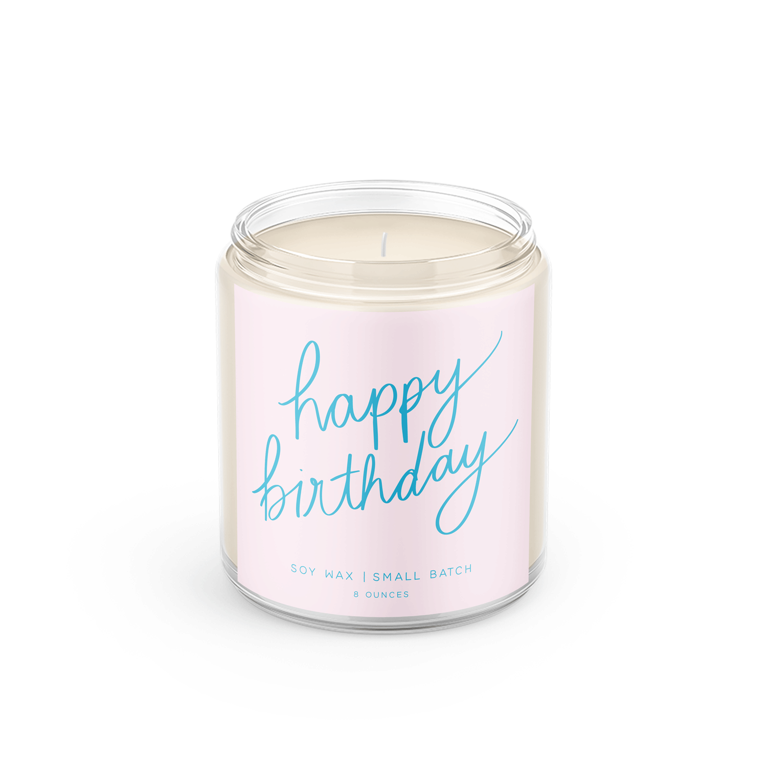 Poured Goods - Happy Birthday: 8 oz Soy Wax - Small Batch Candles