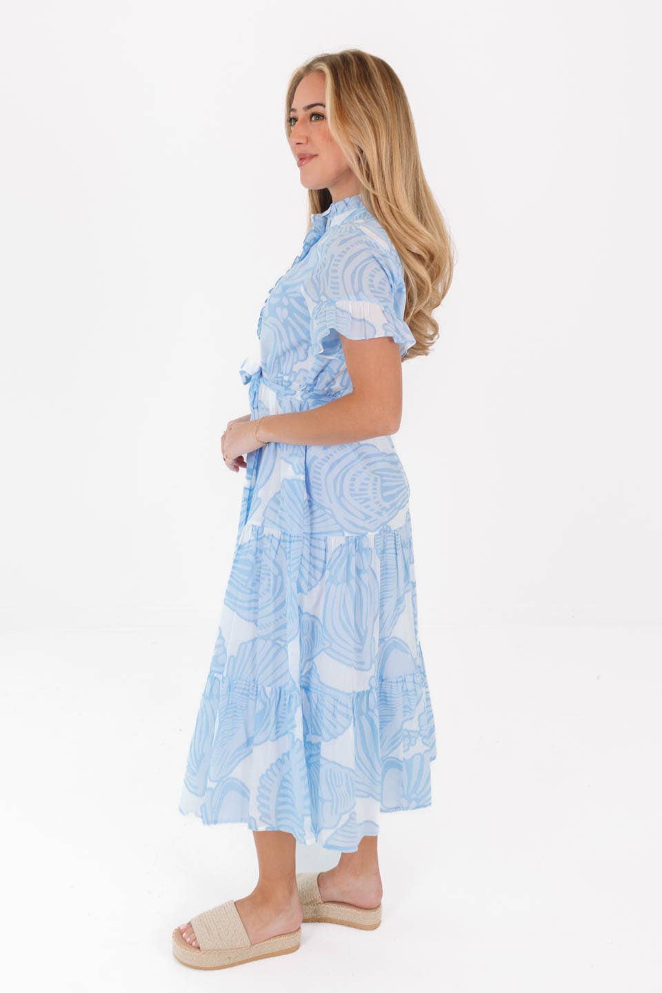 J.Marie Collections - Charlotte Button Up Midi Dress