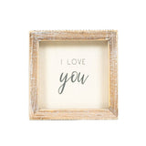 Adams & Co. - 11952 - 5x5 wood frame sign (YOU)  home decor gift