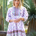 Dolma - Zadie Block Printed Mini Dress