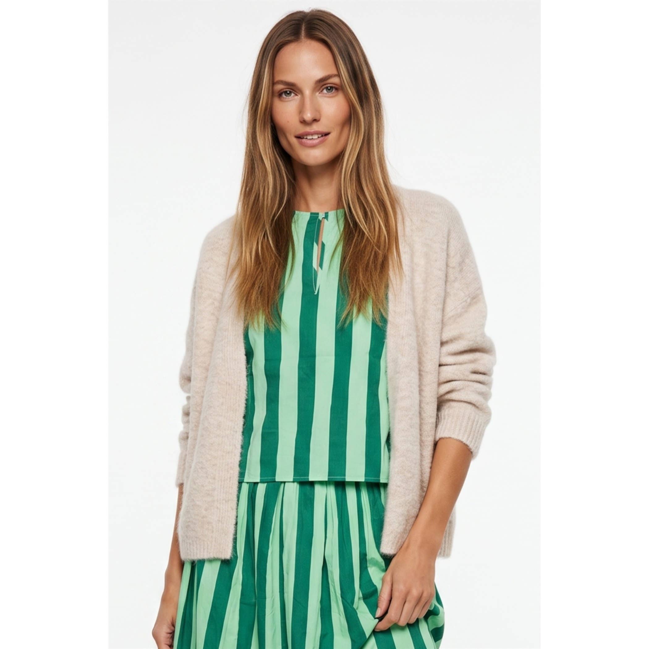 Twentifourth - TF26-0234 - Brushed open cardigan