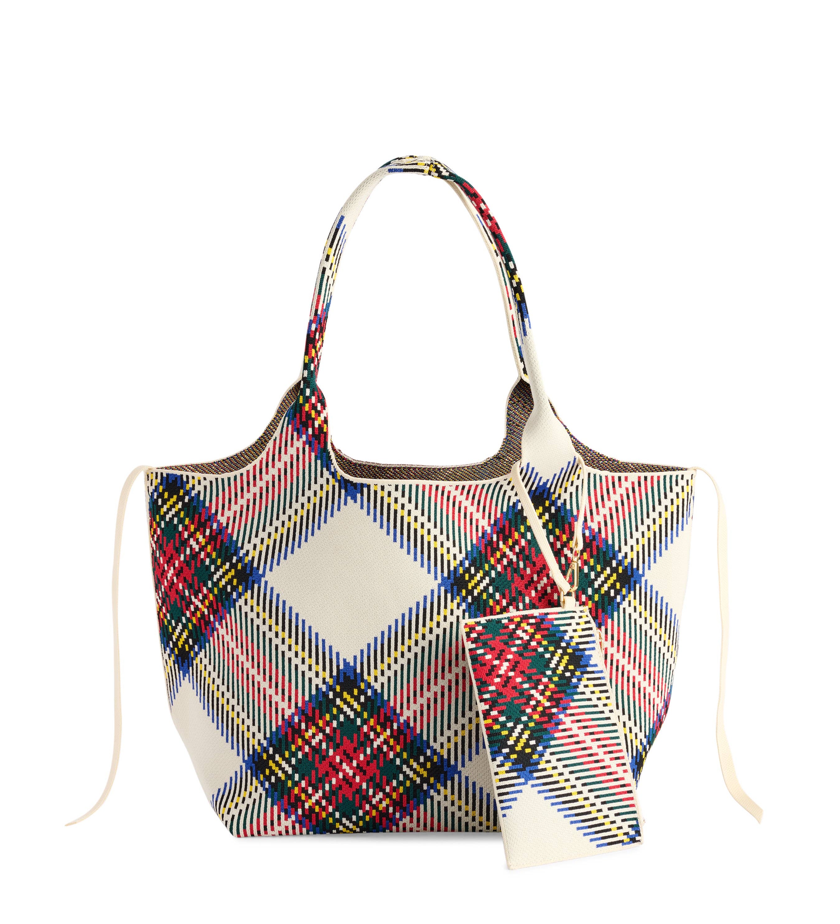 Shiraleah - ROBBIE PLAID TOTE