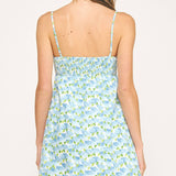 Strut & Bolt - Top Stitch Bustier Floral Print Mini Dress
