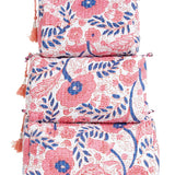 LA Soul - Quilted Makeup/Toiletry Bag