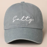 Fashion City - Salty Lettering Embroidery Baseball Cap
