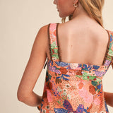 &MERCI - EXCLUSIVE FLORAL PRT TIE SHOULDER TOP SHORTS SET MPST4660