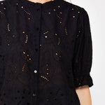 Lovestitch - Embroidered Eyelet Cotton Summer Top