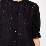 Lovestitch - Embroidered Eyelet Cotton Summer Top
