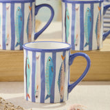 Certified International - Something Fishy Set of 4 Mug 14 oz.