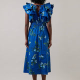 Sugarlips - Sendra Floral Santana Tie Back Midi Dress