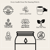 THE DANCING WICK CANDLES - Apple Cider - Fall Candle -