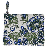 Anju Jewelry - Block-Printed Canvas Zipper Pouch