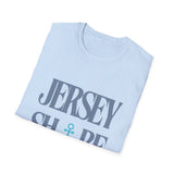 Jersey Shore Unisex Softstyle T-Shirt - Comfortable Summer Fashion for Beach Lovers