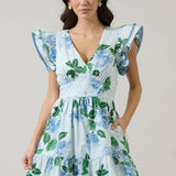 Sugarlips - Mirla Floral Surie Ruffle Mini Dress