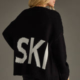 Panache Apparel Co. - Black Ski Knit Cardigan