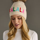 Panache Apparel Co. - Beige Fa La La Knit Pom Hat