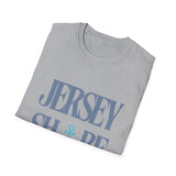 Jersey Shore Unisex Softstyle T-Shirt - Comfortable Summer Fashion for Beach Lovers