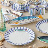 Certified International - Something Fishy 3-D 2pc Fish Platter Set