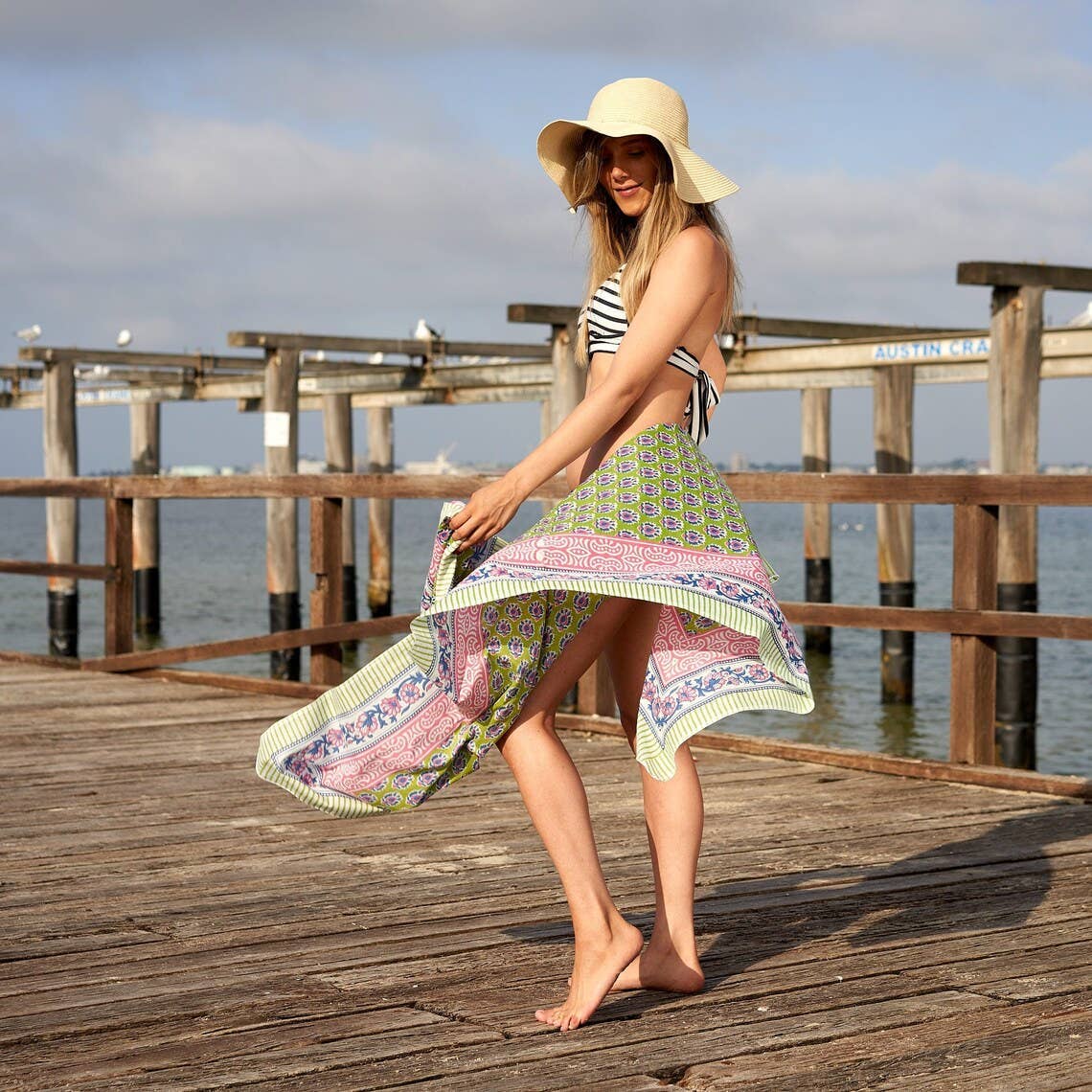Boho-Eclectica - 'Summer Queen' - 100% Cotton Sarong