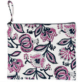 Anju Jewelry - Block-Printed Canvas Zipper Pouch