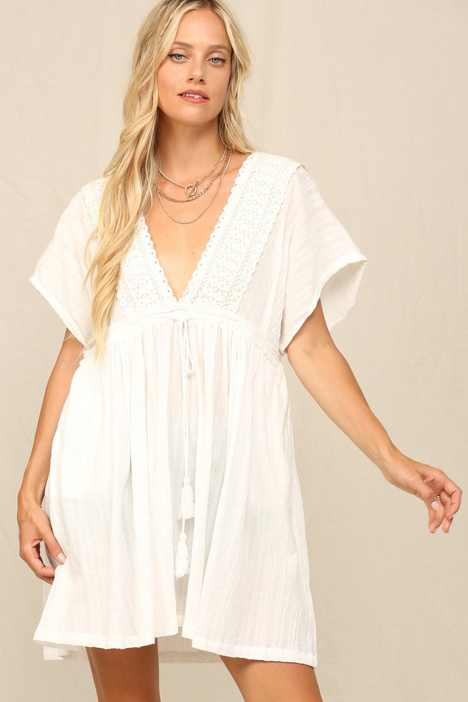 Tassel Trim Coverup