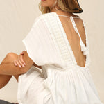 Tassel Trim Coverup