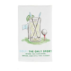 Golf, tennis pickle hand towel