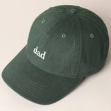 Fashion City - Father's Day Baseball Cap With Dad Text Embroidery