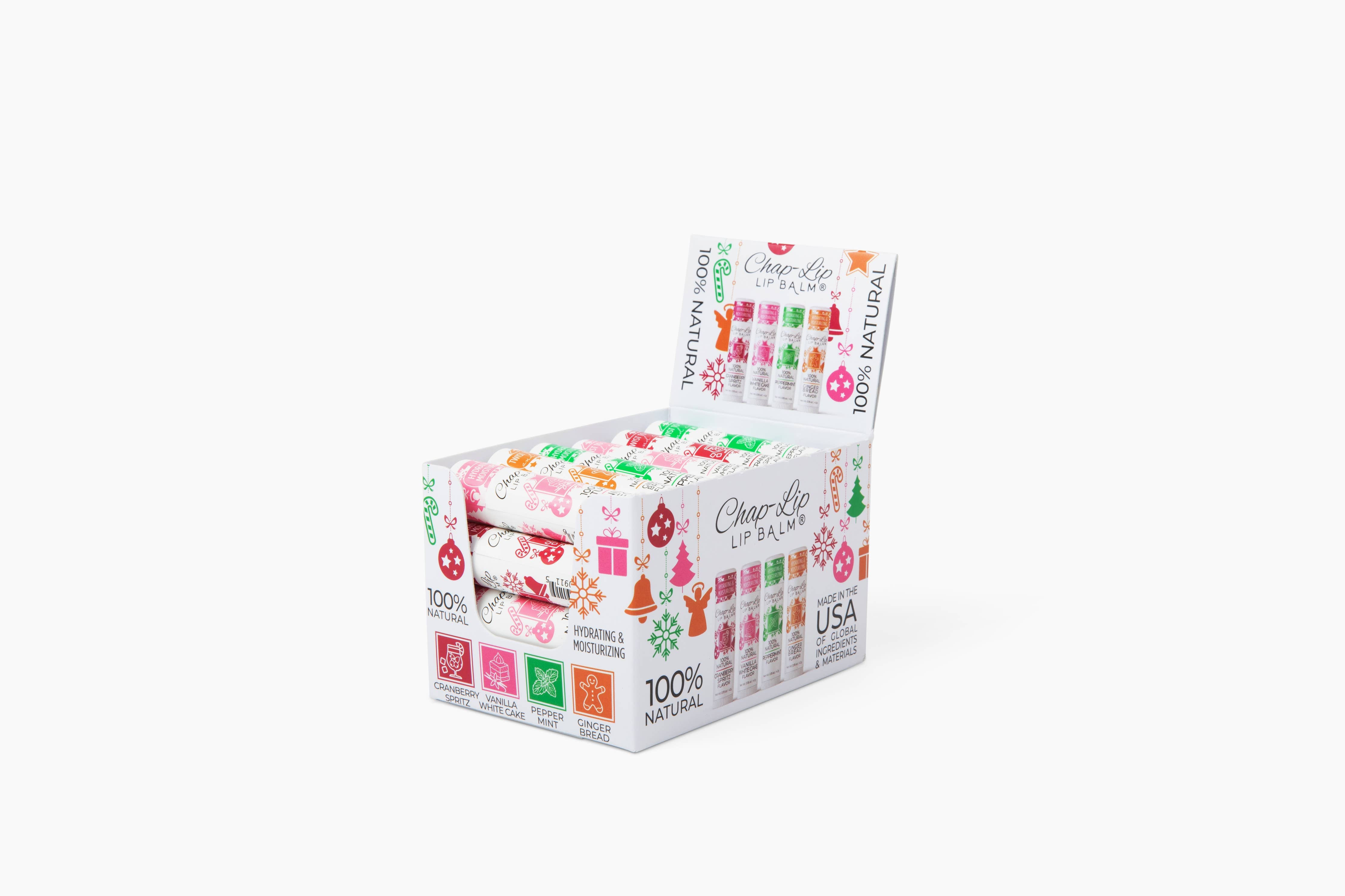 Chap-Lip - Chap-Lip Lip Balm - Holiday Edition 24 CT Display Box