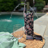 Anju Jewelry - Block Printed Cotton Quilted Wine Bag