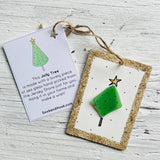 Sook & Hook - Christmas Tree Sea Glass Ornament